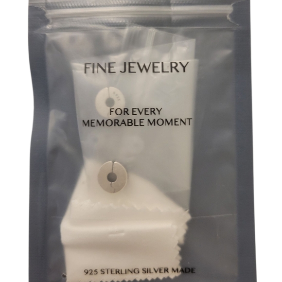 Sterling Silver and Purple Spacer Charms - Picture 4 of 4